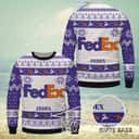 Fedex Ugly Christmas Sweater Snowflake Pine Tree Fedex Ugly Christmas Sweater Snowflake Pine Tree