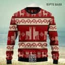 Red Llama Ugly Christmas Sweater Winter Gift Red Llama Ugly Christmas Sweater Winter Gift