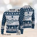 Blue Don Julio Tequila Ugly Christmas Sweater Reindeer