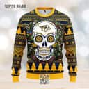 NHL Nashville Predators Ugly Christmas Sweater Skull Flower Pine Tree NHL Nashville Predators Ugly Christmas Sweater Skull Flower Pine Tree