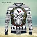 NFL Houston Texans Ugly Christmas Sweater Skull Flower Pine Tree NFL Houston Texans Ugly Christmas Sweater Skull Flower Pine Tree