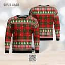Cairns Tartan Ugly Christmas Sweater Snowflake Pine Tree Cairns Tartan Ugly Christmas Sweater Snowflake Pine Tree