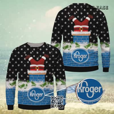 Kroger Ugly Christmas Sweater Snowflake Pattern