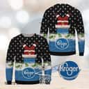 Kroger Ugly Christmas Sweater Snowflake Pattern