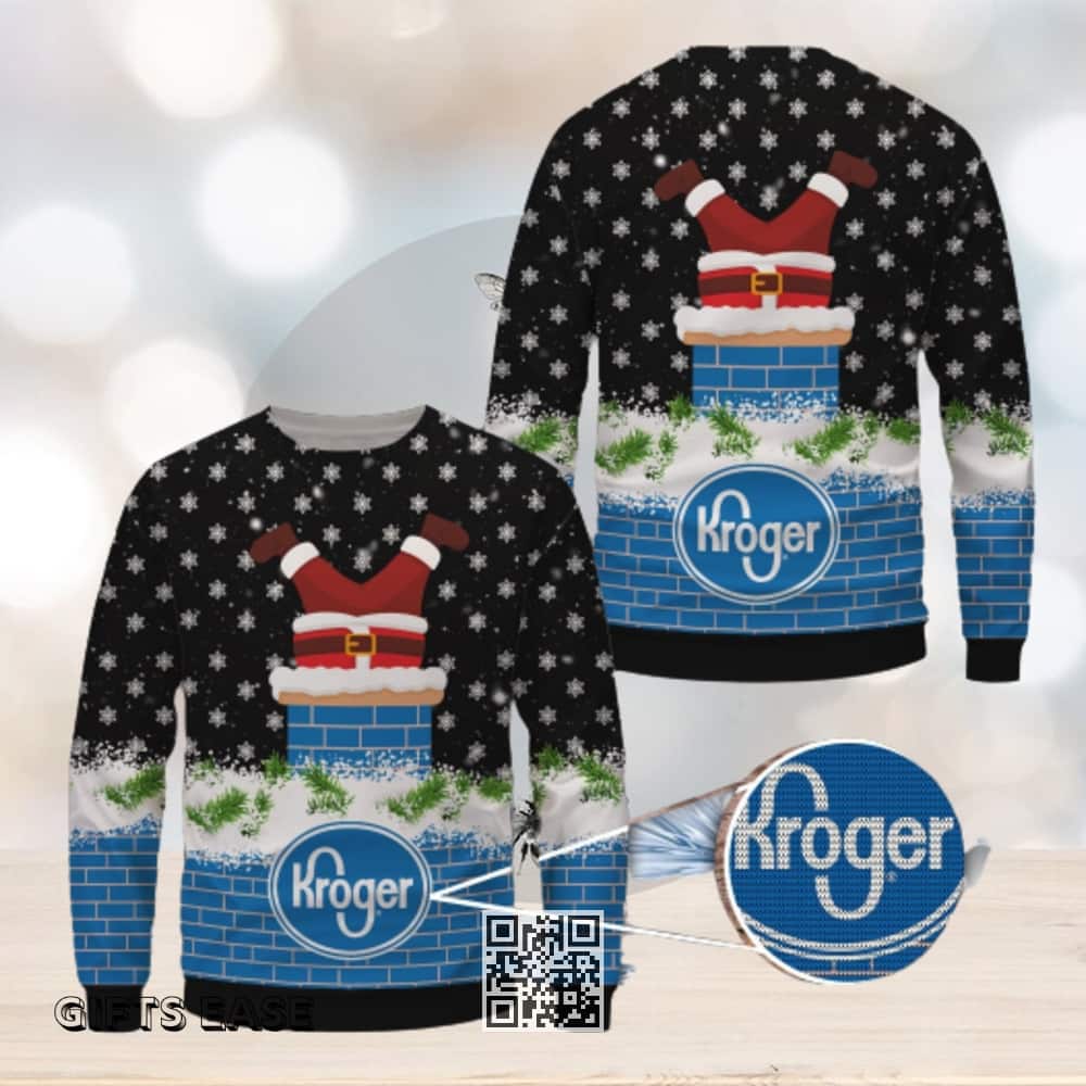 Kroger Ugly Christmas Sweater Snowflake Pattern Kroger Ugly Christmas Sweater Snowflake Pattern