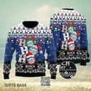 Busch Light Ugly Christmas Sweater Reindeer HoHoHo