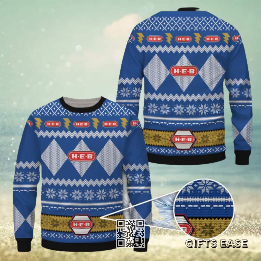 Blue H E B Ugly Christmas Sweater Blue H E B Ugly Christmas Sweater