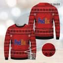 Fedex Ugly Christmas Sweater Red Pattern Fedex Ugly Christmas Sweater Red Pattern