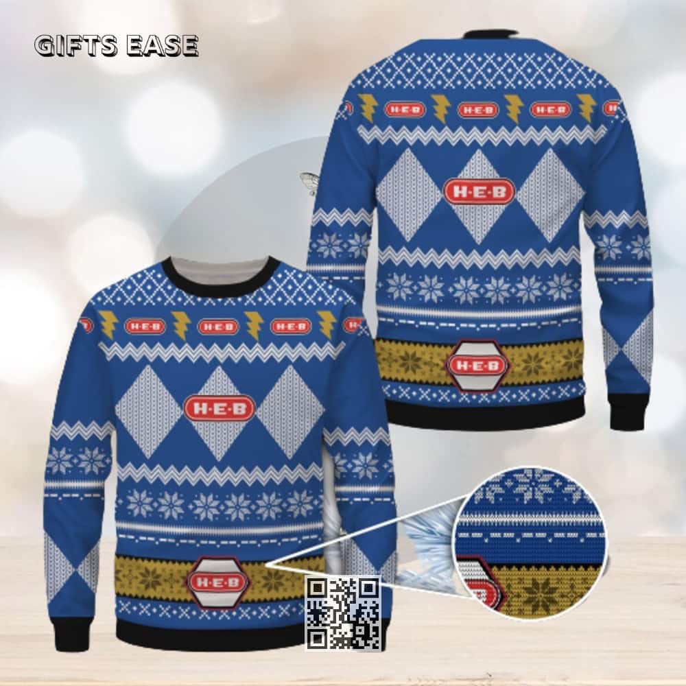 Blue H E B Ugly Christmas Sweater Blue H E B Ugly Christmas Sweater