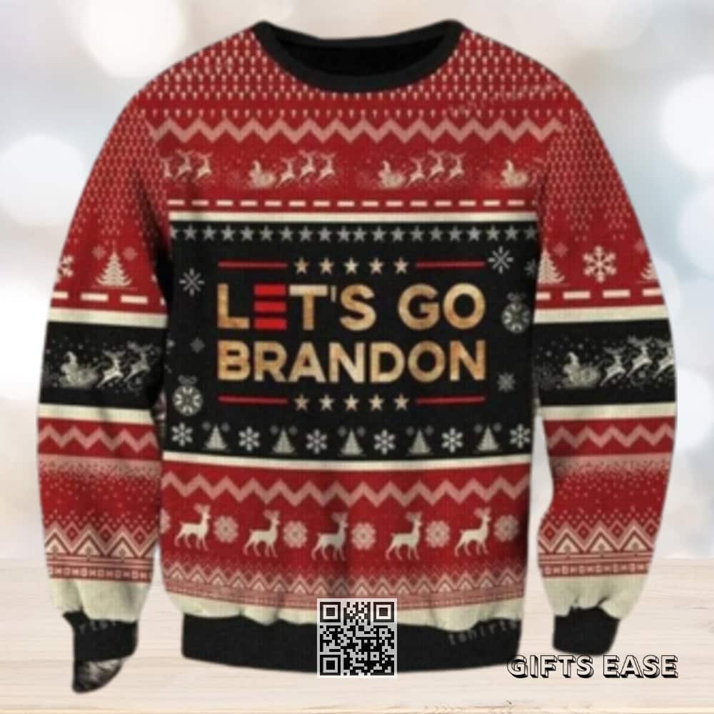 Let’s Go Brandon Ugly Christmas Sweater Let’s Go Brandon Ugly Christmas Sweater