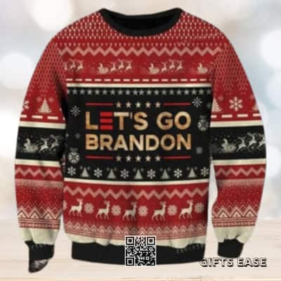 Let&rsquo;s Go Brandon Ugly Christmas Sweater