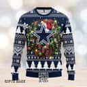 Navy Blue NFL Dallas Cowboys Ugly Christmas Sweater Navy Blue NFL Dallas Cowboys Ugly Christmas Sweater