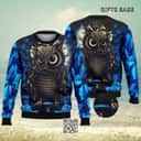 Moon Night Owl Ugly Christmas Sweater Moon Night Owl Ugly Christmas Sweater