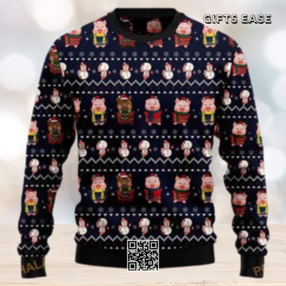 Cute Pigs Ugly Christmas Sweater Cute Pigs Ugly Christmas Sweater