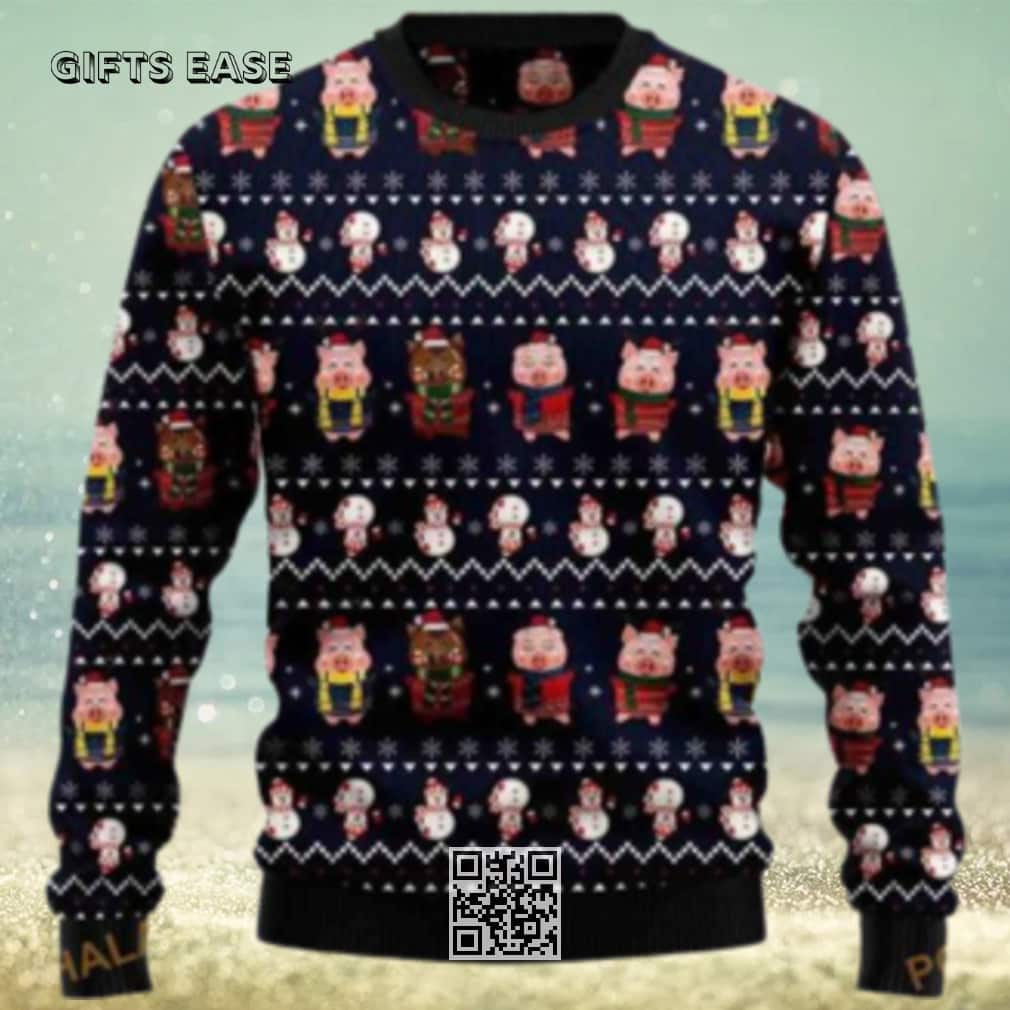 Cute Pigs Ugly Christmas Sweater Cute Pigs Ugly Christmas Sweater