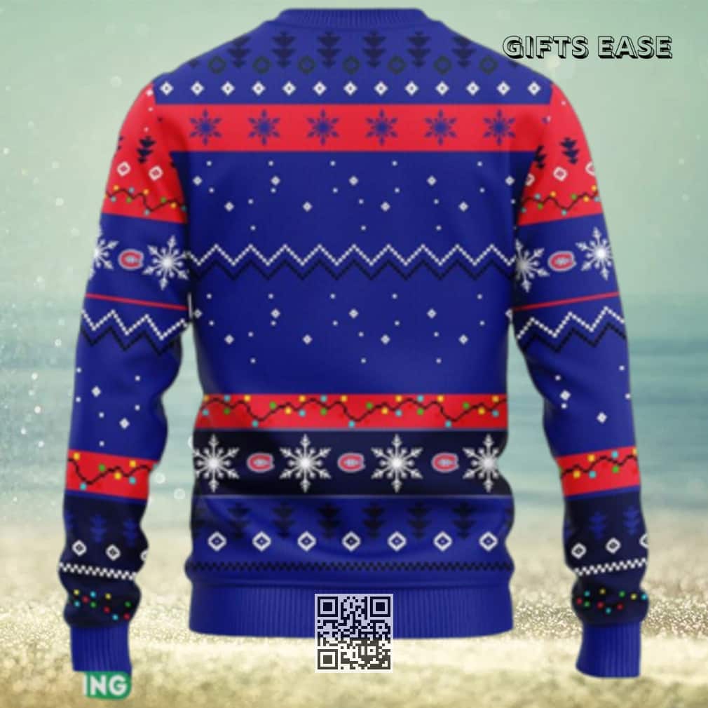 NHL Montreal Canadians Ugly Christmas Sweater HoHoHo Mickey NHL Montreal Canadians Ugly Christmas Sweater HoHoHo Mickey