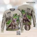 Koala Ugly Christmas Sweater Live Like Someone Leave The Gat Open
