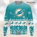 NFL Miami Dolphins Ugly Christmas Sweater Snowflake Pattern NFL Miami Dolphins Ugly Christmas Sweater Snowflake Pattern