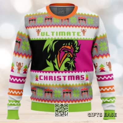 Pro Wrestling Ugly Christmas Sweater Ultimate Warrior