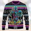 Mandalorian Baby Yoda Boba Fett Ugly Christmas Sweater Mandalorian Baby Yoda Boba Fett Ugly Christmas Sweater