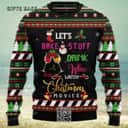 Let&rsquo;s Bake Stuff Drink Wine And Watch Christmas Movie Ugly Christmas Sweater