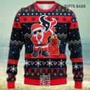 NFL Houston Texans Ugly Christmas Sweater Dabbing Santa Claus