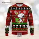 Red Cute Snoopy Ugly Christmas Sweater Red Cute Snoopy Ugly Christmas Sweater