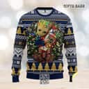 Groot Hugs NFL Los Angeles Rams Ugly Christmas Sweater Groot Hugs NFL Los Angeles Rams Ugly Christmas Sweater