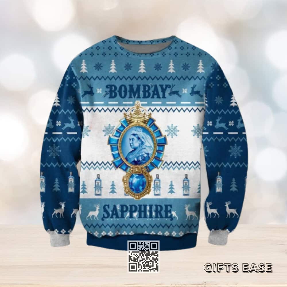 Bombay Sapphire Ugly Christmas Sweater Bombay Sapphire Ugly Christmas Sweater