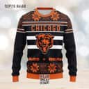 Chicago Bears Ugly Christmas Sweater Snowflake