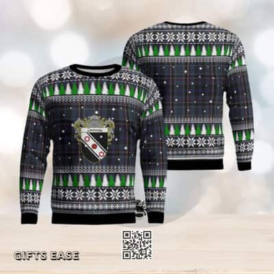 Conway Crest Tartan Ugly Christmas Sweater