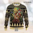 Groot Loves NFL New Orleans Saints Ugly Christmas Sweater Groot Loves NFL New Orleans Saints Ugly Christmas Sweater