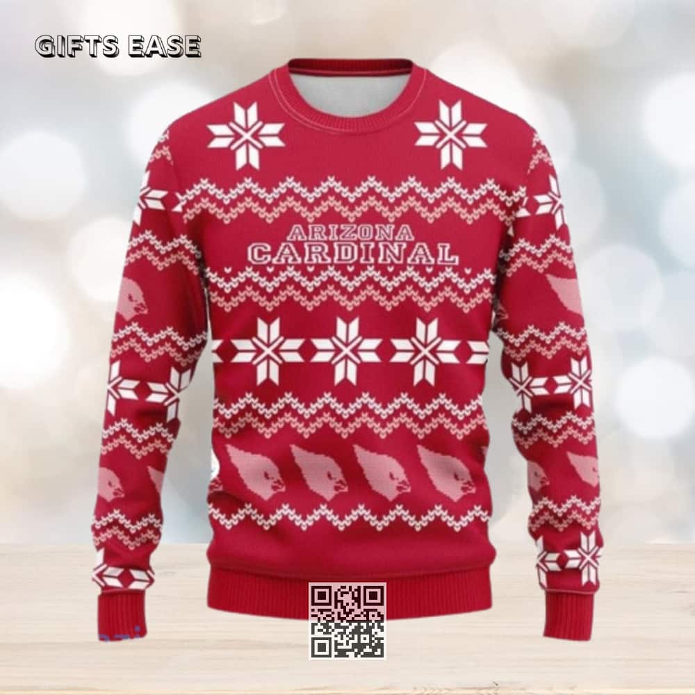 Red NFL Arizona Cardinals Ugly Christmas Sweater