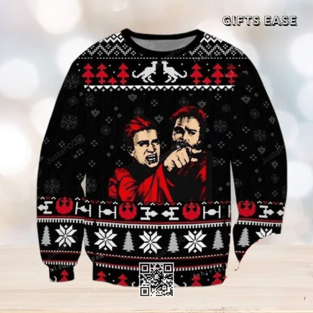 Black Anakin Skywalker Star Wars Ugly Christmas Sweater Black Anakin Skywalker Star Wars Ugly Christmas Sweater