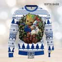 Groot Hugs NFL Kansas City Royals Ugly Christmas Sweater Groot Hugs NFL Kansas City Royals Ugly Christmas Sweater