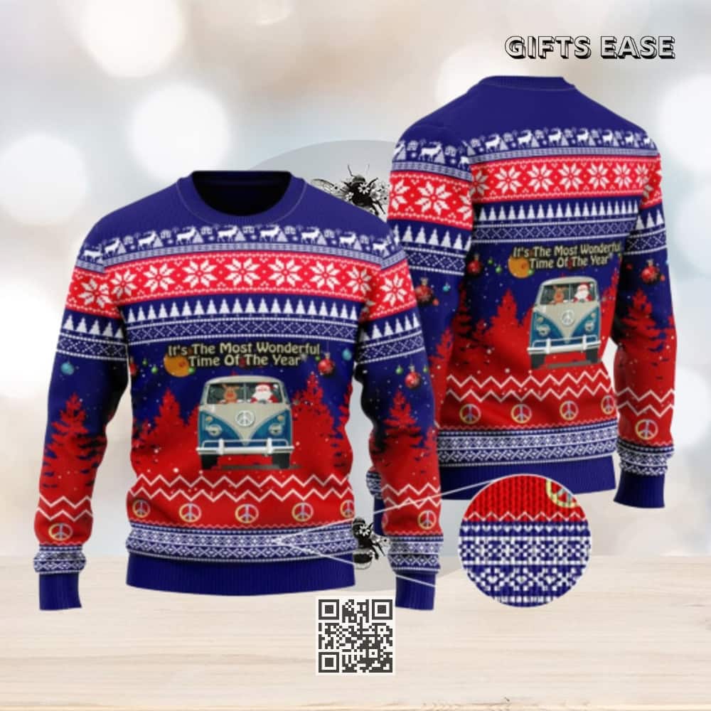 It’s The Most Wonderful Time Of The Year Ugly Christmas Sweater Snowflake It’s The Most Wonderful Time Of The Year Ugly Christmas Sweater Snowflake