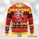 NFL Kansas City Chiefs Ugly Christmas Sweater Santa Claus Dabbing NFL Kansas City Chiefs Ugly Christmas Sweater Santa Claus Dabbing