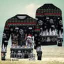 Black Star Wars Ugly Christmas Sweater Snowflake Pattern Black Star Wars Ugly Christmas Sweater Snowflake Pattern
